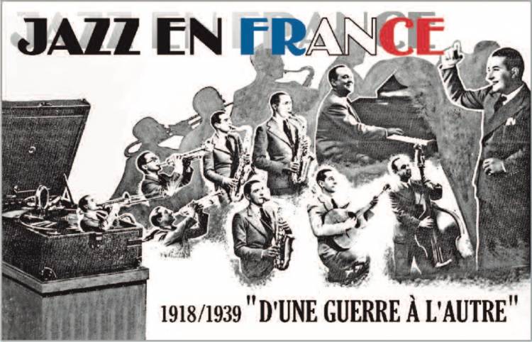 Affiche de l'exposition "Jazz en France" 2018
